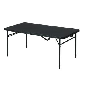 4ft Plastic Folding Table (Black)