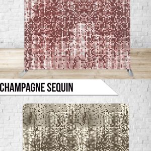 PB Backdrop - Rose Gold Sequin/Champagne Sequin (7.6x7.6)