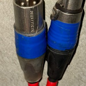 XLR Cable - 10 ft (Red/Blue Ends)
