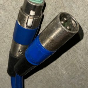 XLR Cable - 100 ft (Blue/Blue Ends)