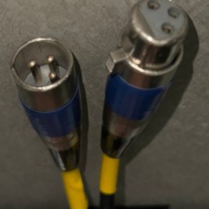 XLR Cable - 50 ft (Yellow/Blue Ends)