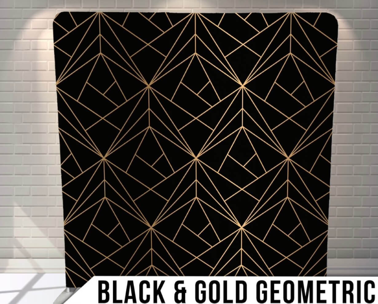 Black & Gold Geometric